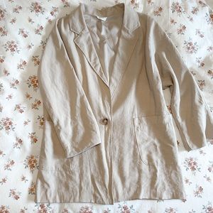 Ameé Boutique Khaki/Tan Oversized Blazer